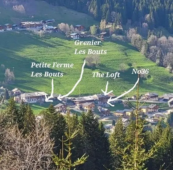 Family Stays In Petite Ferme Les Bouts & Grenier Les Bouts - 2 Properties Side By Side La Côte d'Arbroz アパート